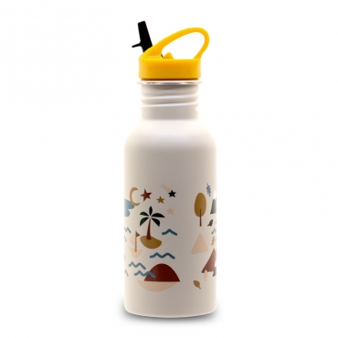 Botella de Acero Inoxidable 500 ml Tiny World - Aúpa Organics