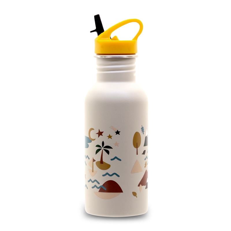 Botella de Acero Inoxidable 500 ml Tiny World - Aúpa Organics