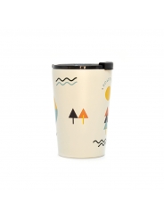 Taza Térmica de Acero Inoxidable 300 ml Montagne blanche - Aúpa Organics
