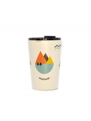 Taza Térmica de Acero Inoxidable 300 ml Montagne blanche - Aúpa Organics