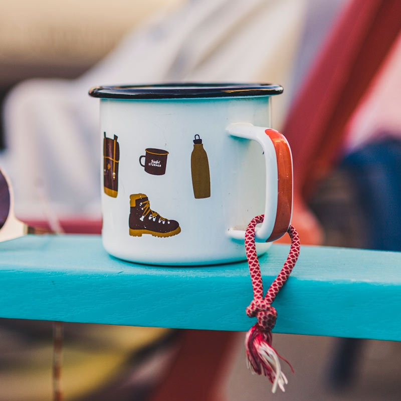 Taza de Acero Esmaltado Summit Climber - Aúpa Organics