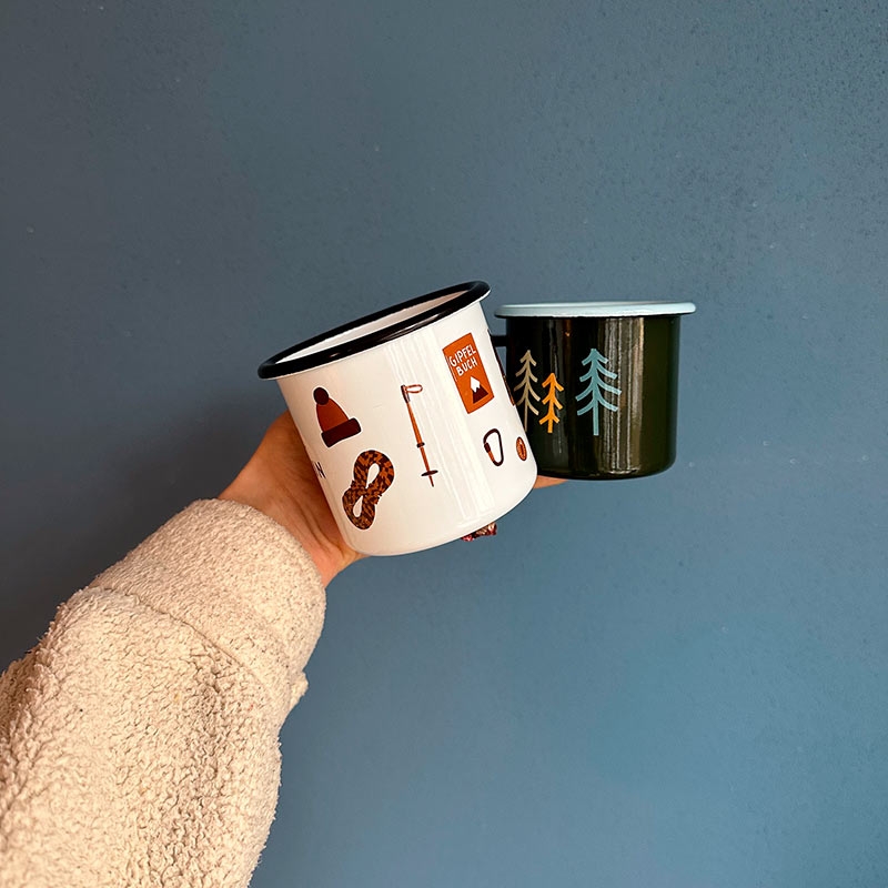 Taza de Acero Esmaltado Summit Climber - Aúpa Organics