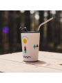 Taza Térmica de Acero Inoxidable 300 ml Montagne blanche - Aúpa Organics