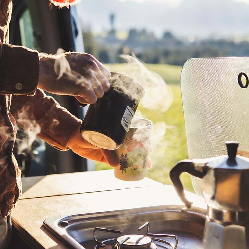 Taza Térmica de Acero Inoxidable 300 ml Montagne blanche - Aúpa Organics