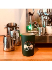 Taza Térmica de Acero Inoxidable 300 ml Let's go to the trees - Aúpa Organics