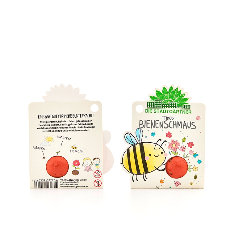 Bomba de Semillas para Abejas. Flores Silvestres - Aúpa Organics