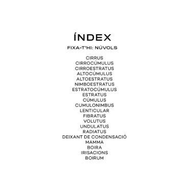 Fixa’t-hi: núvols. Guia visual per conèixer els núvols - Aúpa Organics