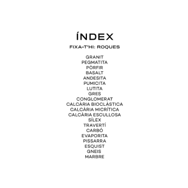 Fixa’t-hi: roques. Guia visual per conèixer roques i minerals - Aúpa Organics
