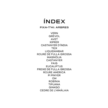 Fixa’t-hi: arbres. Guia visual per conèixer arbres - Aúpa Organics