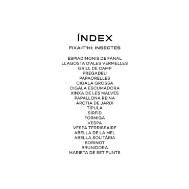 Fixa’t-hi: insectes. Guia visual per conèixer insectes - Aúpa Organics