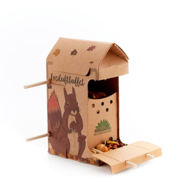 Buffet para Ardillas. Comedero Ecológico - Aúpa Organics