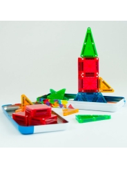 Juego de Construcción Magnético de 26 Piezas Magna-Tiles Travel Set - Aúpa Organics