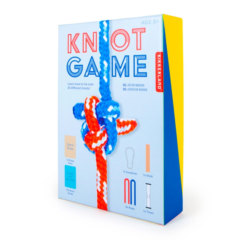 Knot Game de Kikkerland. Aprende y Domina los Nudos - Aúpa Organics