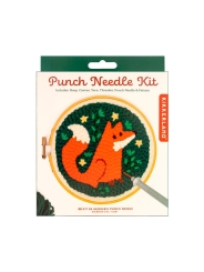 Kit de Bordado "Zorro" Punch Needle de Kikkerland - Aúpa Organics