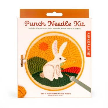 Kit de Bordado "Conejo" Punch Needle de Kikkerland - Aúpa Organics
