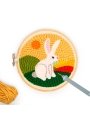 Kit de Bordado "Conejo" Punch Needle de Kikkerland - Aúpa Organics