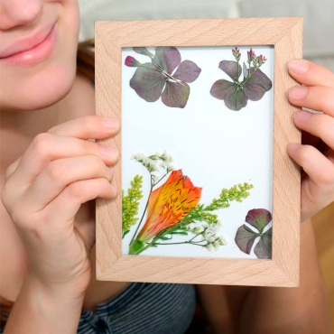 Kit "Crea tu Cuadro con Flores Prensadas" Huckleberry - Aúpa Organics