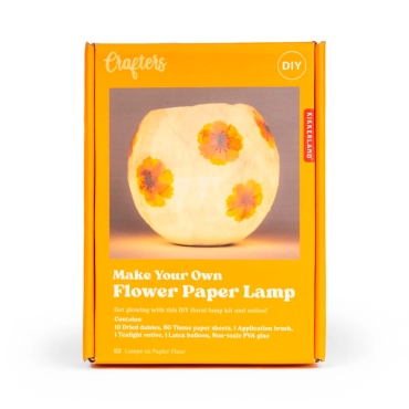 Kit " Crea tu propia Lampara de papel" de Kikkerland - Aúpa Organics