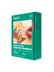 Kit "Crea tus postales pintando por números" de Kikkerland - Aúpa Organics