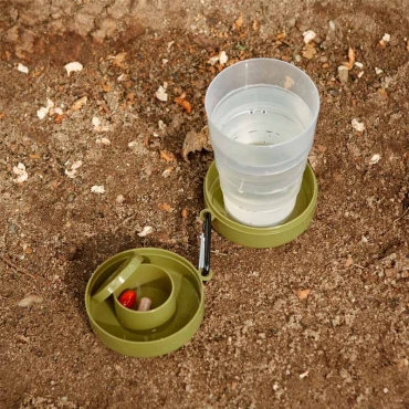 Vaso Plegable con Mosquetón de Kikkerland - Aúpa Organics