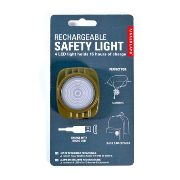 Luz de Clip Recargable para Niños de Kikkerland - Aúpa Organics