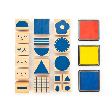 Set de Sellos Creativos Make, Create & Play de Kikkerland - Aúpa Organics