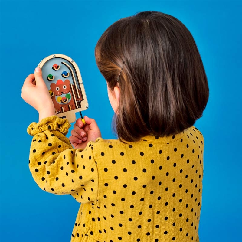 Pinball de Madera de Bolsillo de Kikkerland - Aúpa Organics