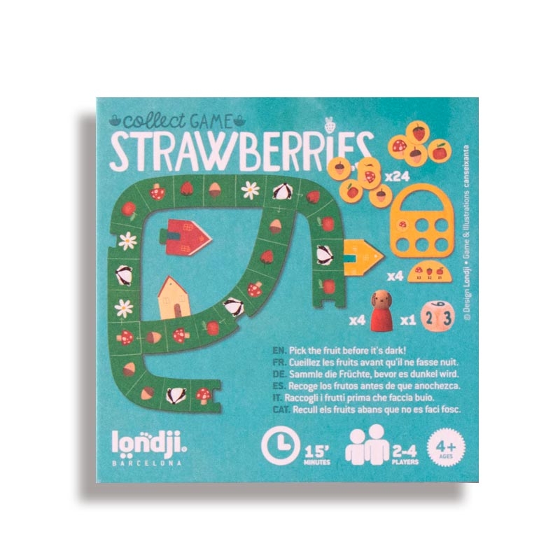Strawberries Tiny Game. Juego de Estrategia de Londji - Aúpa Organics