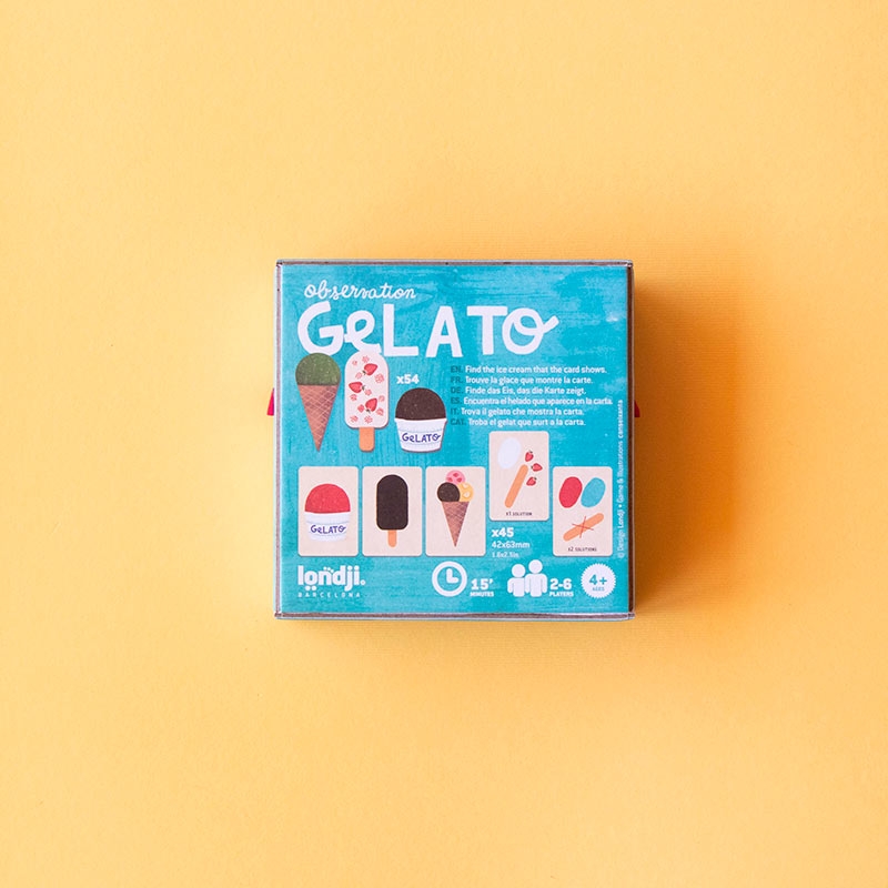 Gelato Tiny Game. Juego de Observación de Londji - Aúpa Organics