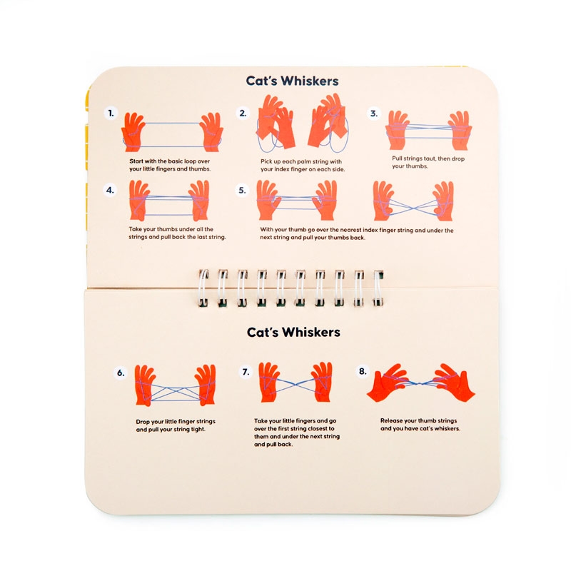 Juego de Figuras de Cuerdas con las Manos de Kikkerland - Aúpa Organics