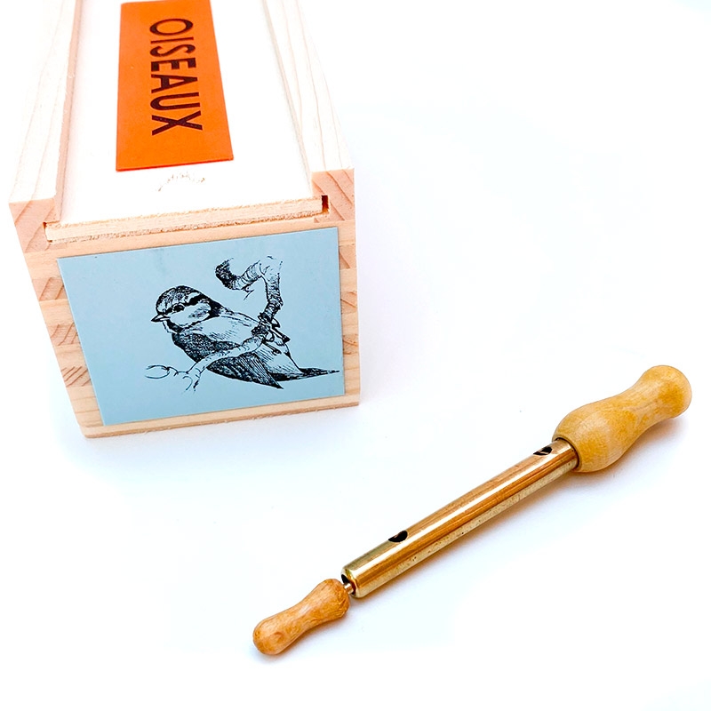 Silbato de Pájaro de Madera Herrerillo - Aúpa Organics