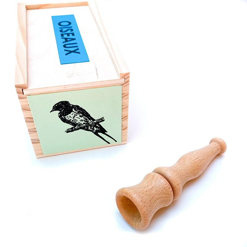 Silbato de Pájaro de Madera Golondrina - Aúpa Organics