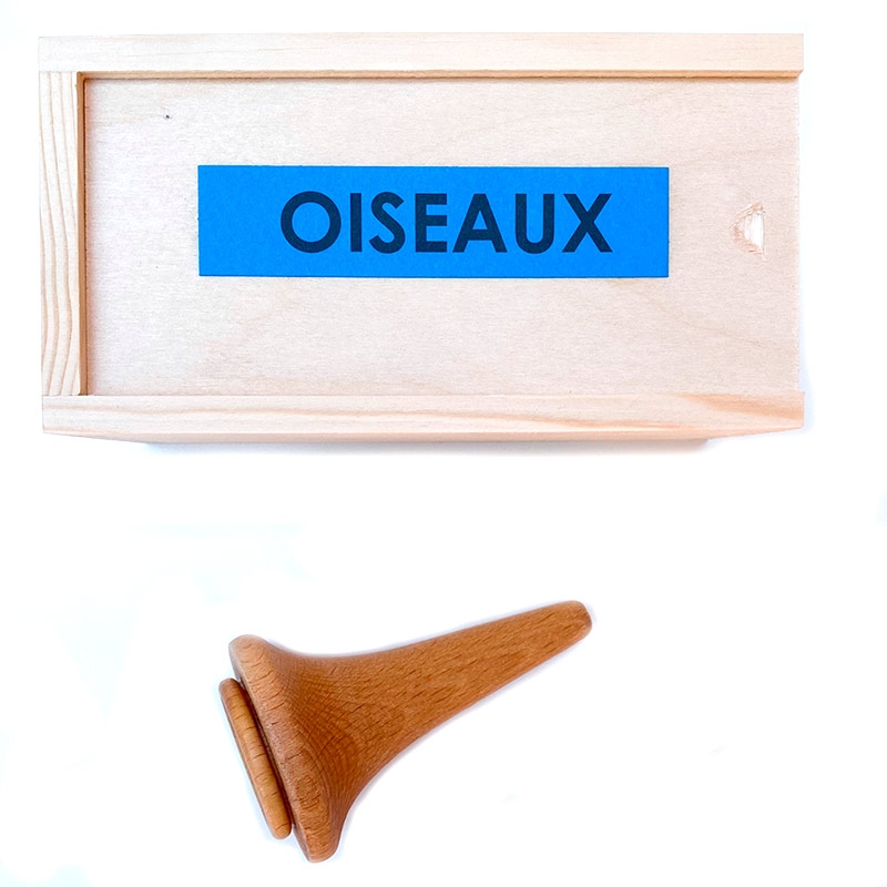 Silbato de Pájaro de Madera Mirlo - Aúpa Organics