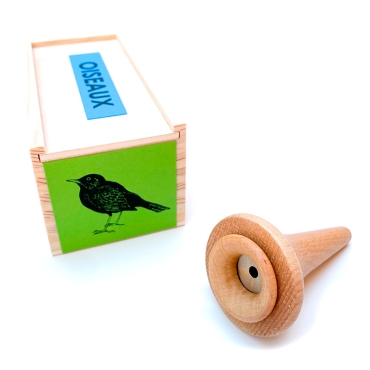 Silbato de Pájaro de Madera Mirlo - Aúpa Organics