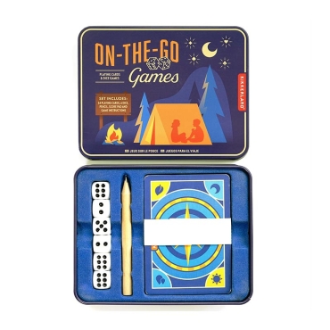 "On the Go" Caja de Juegos Portátil de Kikkerland - Aúpa Organics