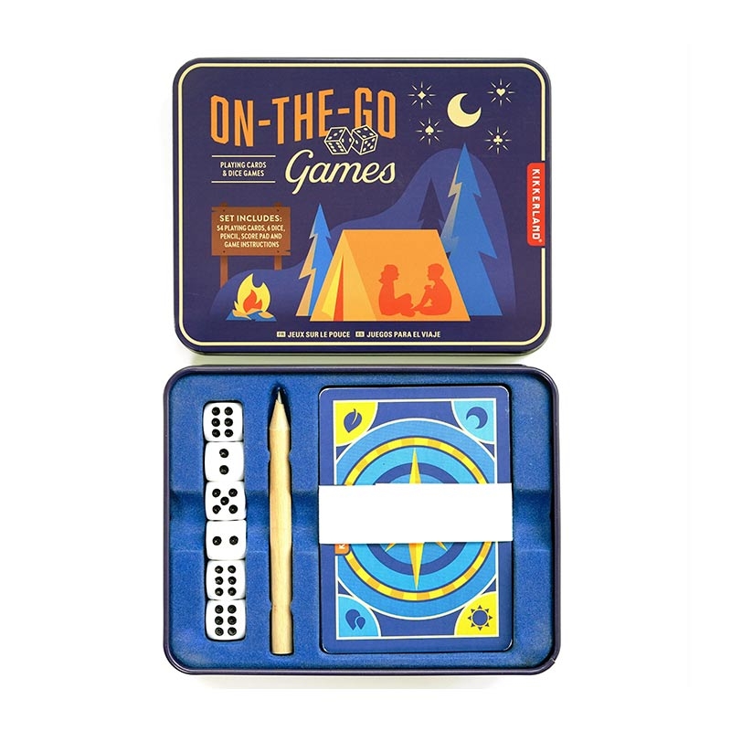 "On the Go" Caja de Juegos Portátil de Kikkerland - Aúpa Organics