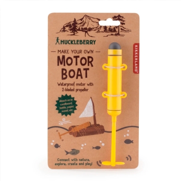 Construye Tu Propio Barco Motorizado Huckleberry de Kikkerland - Aúpa Organics