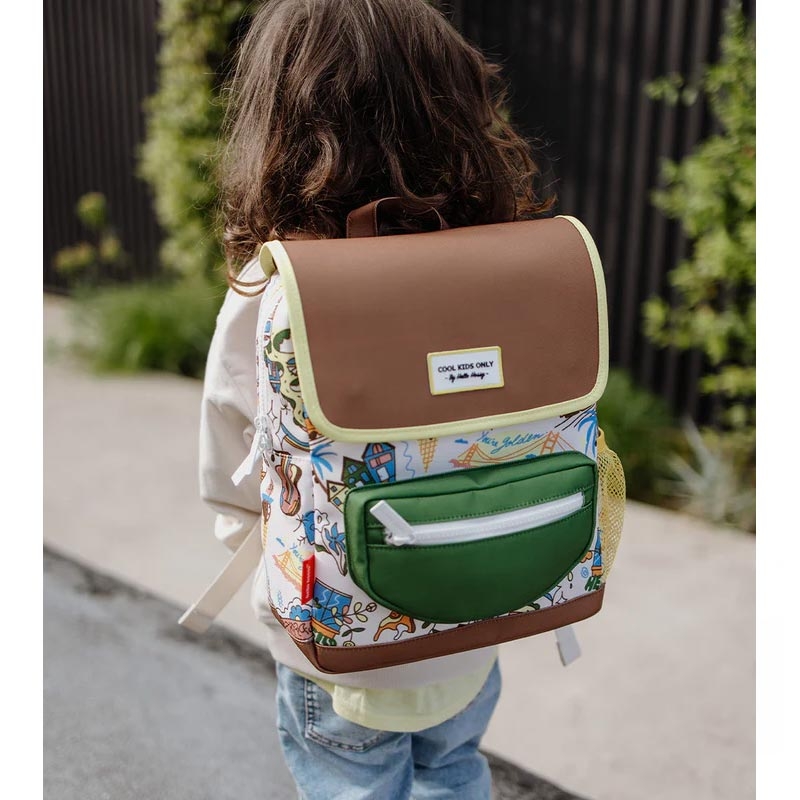 Mochila Escolar de Poliéster Reciclado de Hello Hossy - Aúpa Organics
