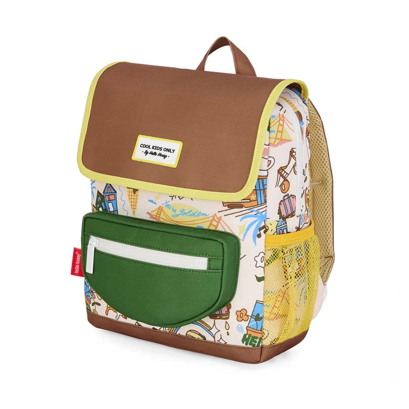 Mochila Escolar de Poliéster Reciclado de Hello Hossy - Aúpa Organics