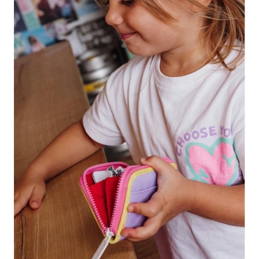 Monedero Infantil Mini Mauve de Hello Hossy - Aúpa Organics