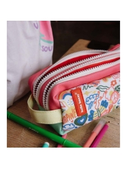 Estuche de Doble Compartimento de Poliéster Reciclado de Hello Hossy - Aúpa Organics