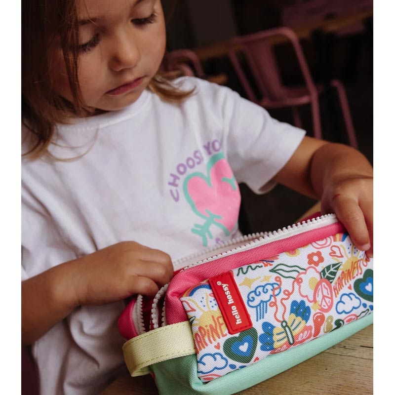 Estuche de Doble Compartimento de Poliéster Reciclado de Hello Hossy - Aúpa Organics