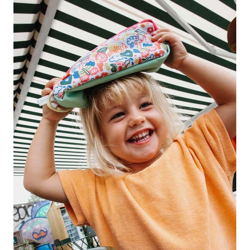 Estuche de Doble Compartimento de Poliéster Reciclado de Hello Hossy - Aúpa Organics