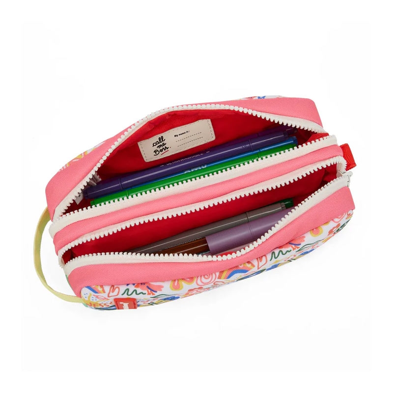 Estuche de Doble Compartimento de Poliéster Reciclado de Hello Hossy - Aúpa Organics