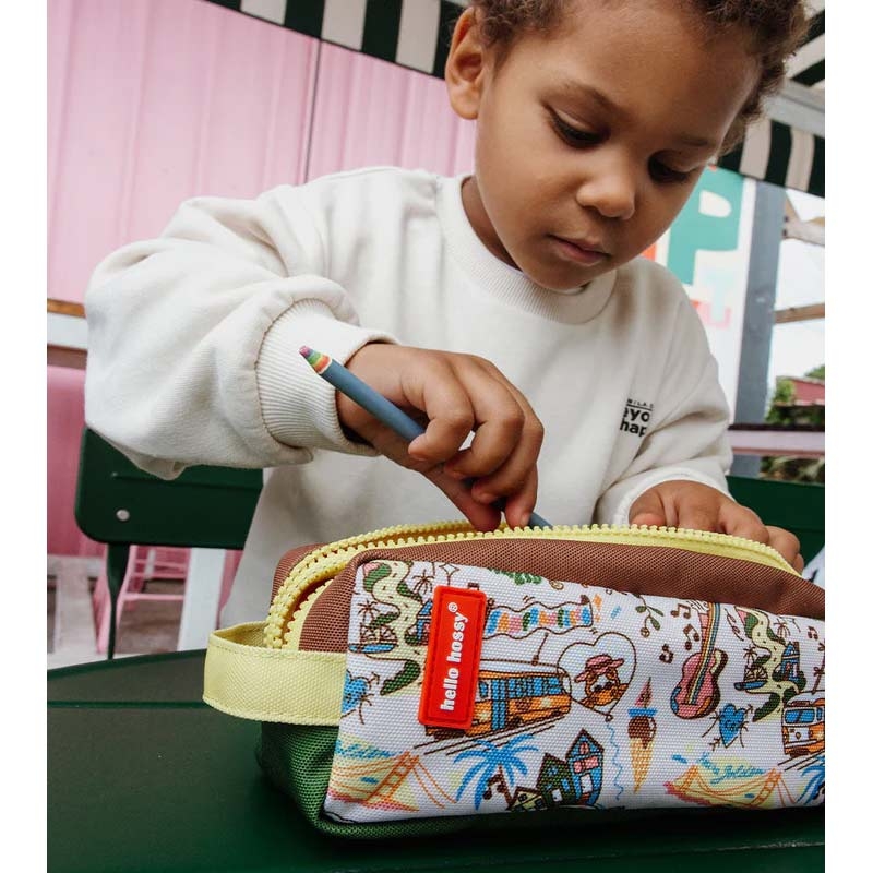 Estuche de Doble Compartimento de Poliéster Reciclado de Hello Hossy - Aúpa Organics