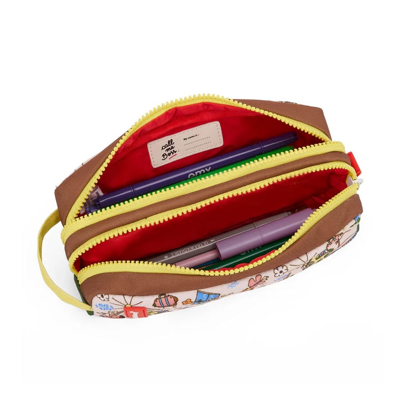 Estuche de Doble Compartimento de Poliéster Reciclado de Hello Hossy - Aúpa Organics