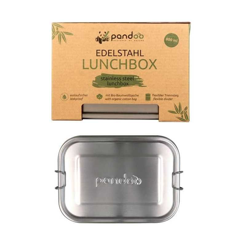 Fiambrera Hermética de Acero Inoxidable 800 ml - Aúpa Organics