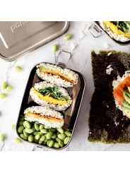 Fiambrera Hermética de Acero Inoxidable 800 ml - Aúpa Organics