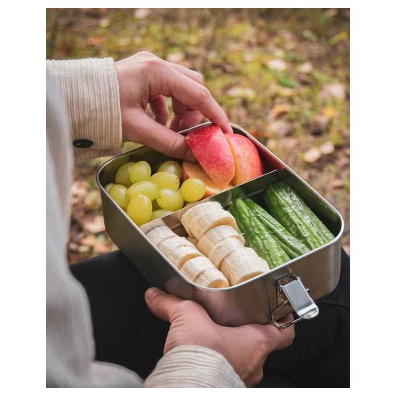 Fiambrera Hermética de Acero Inoxidable 1200 ml - Aúpa Organics