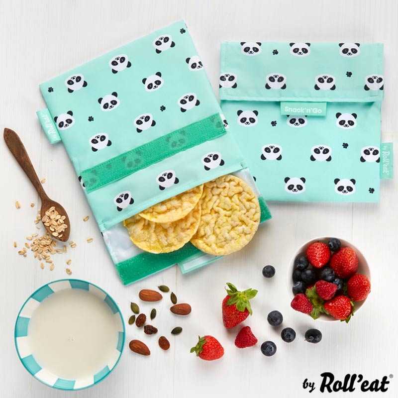 Porta Snacks Snack&Go Panda - Aúpa Organics